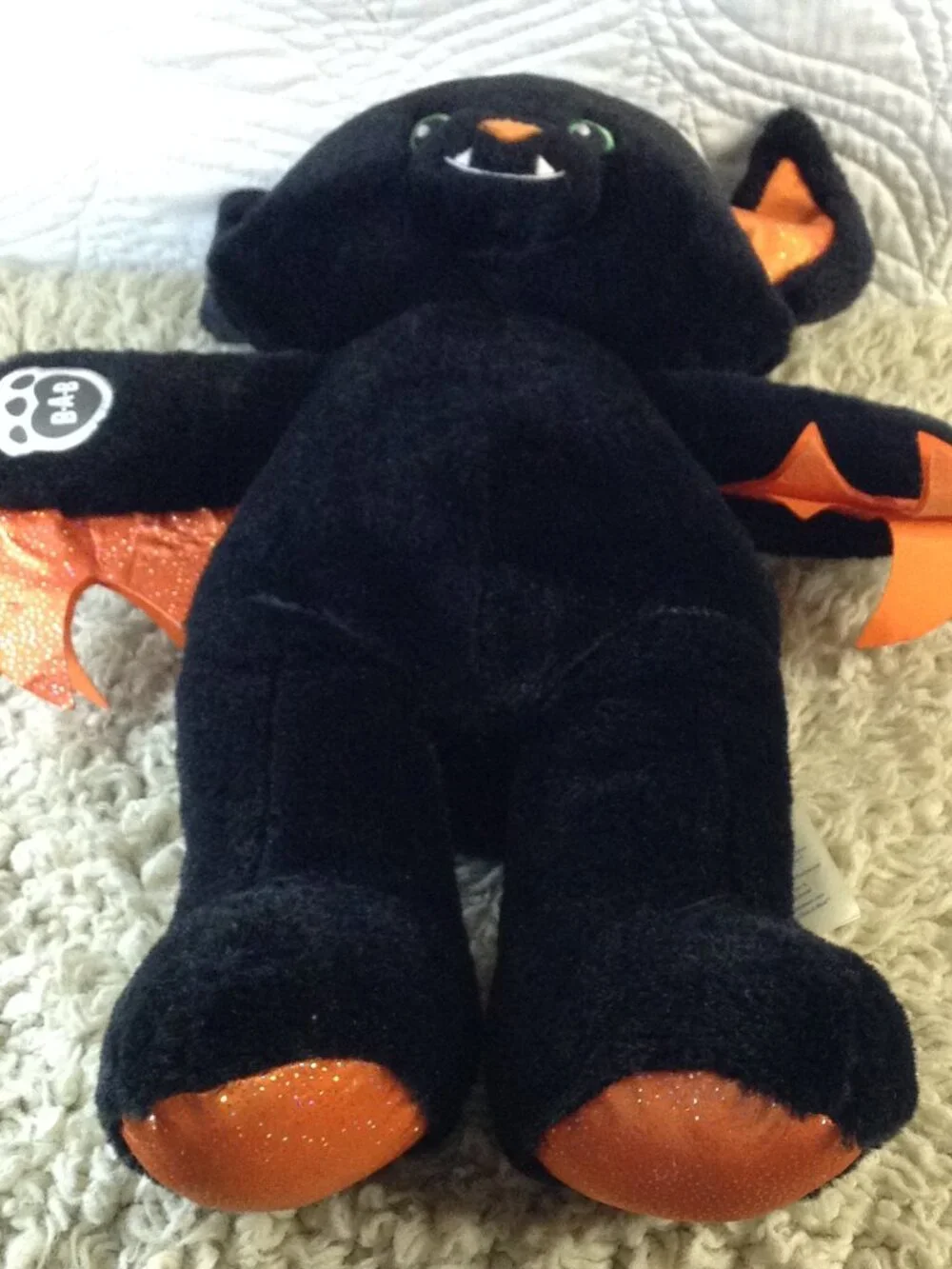 2023 Build a Bear Fangtastic Bat Halloween Stuffy October 31 Kidcore Collectible